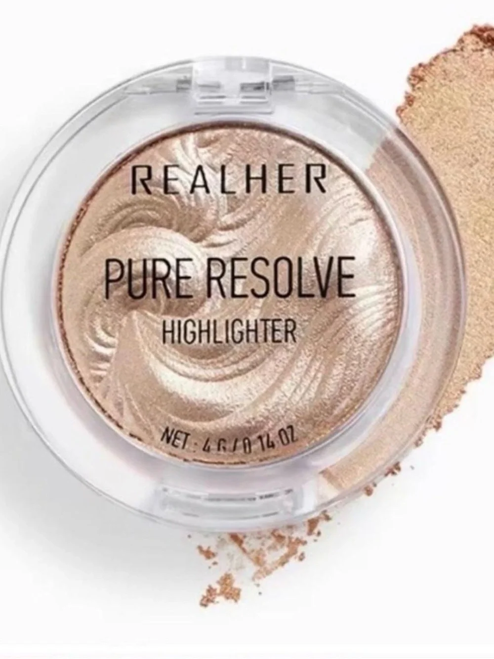 RealHer Shimmering Highlighter - Champagne Gold